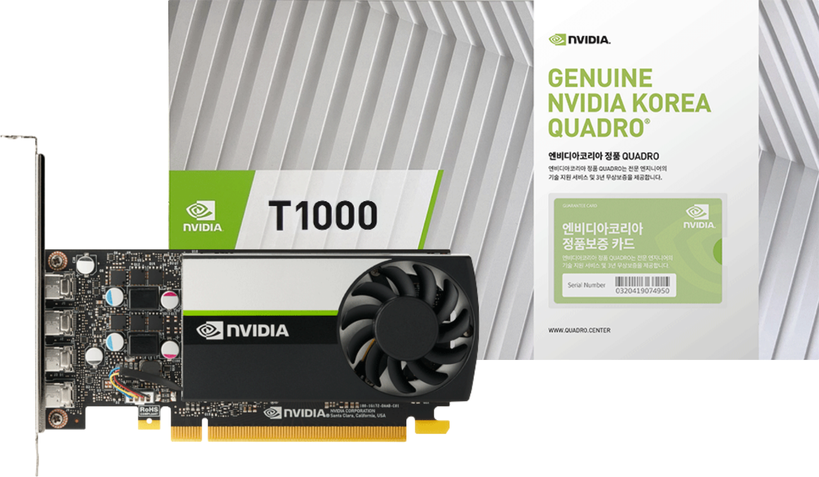 NVIDIA T1000 4GB Professional Graphics Card