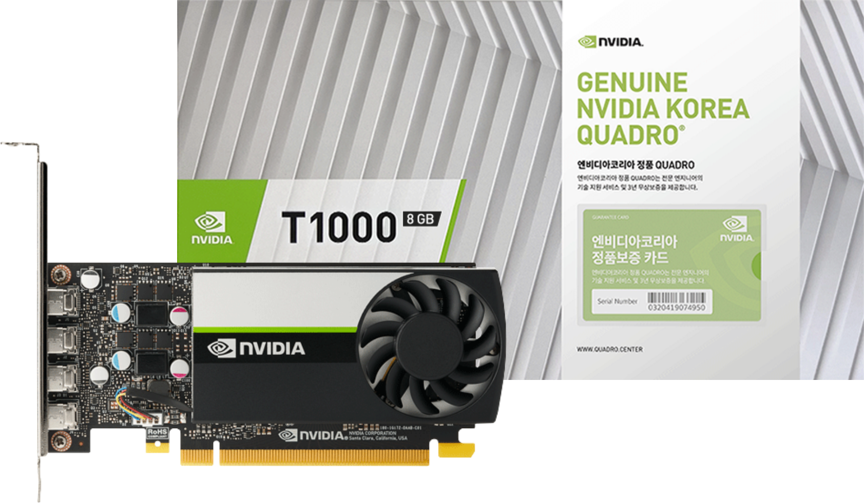 NVIDIA T1000 8GB Professional Graphics Card