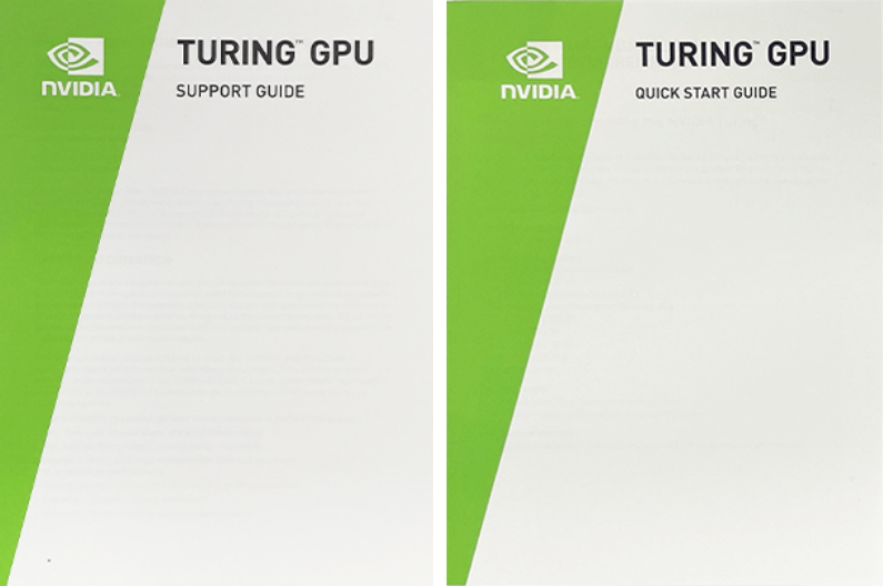 TURING GPU Quick Start Guide / TURING GPU Quadro Support Guide